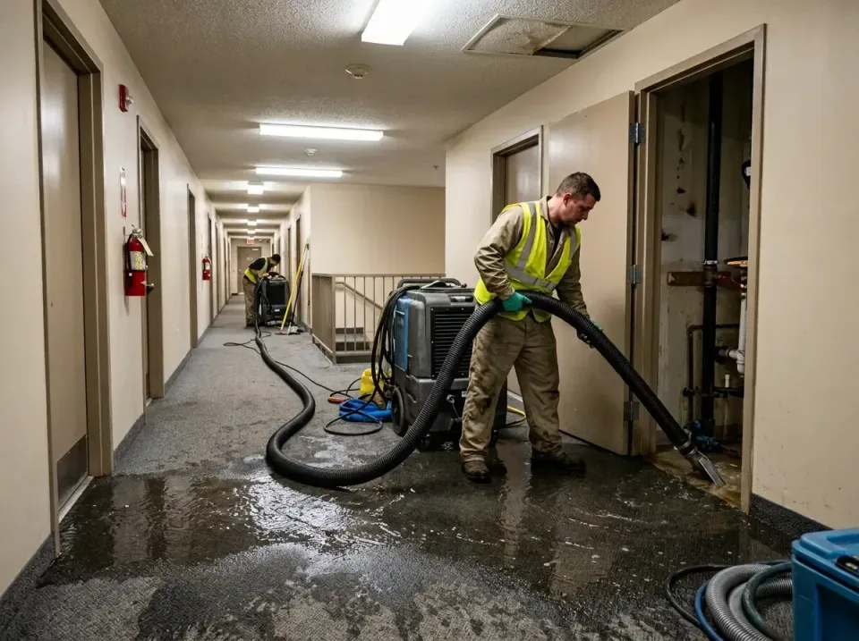 multi-unit-apartment-hallway-f-005 — frequently asked questions, Emergency Burst Pipe Water Extraction & Removal in Fort Hal…